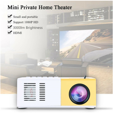 YG300 Mini Home Cinema Projector